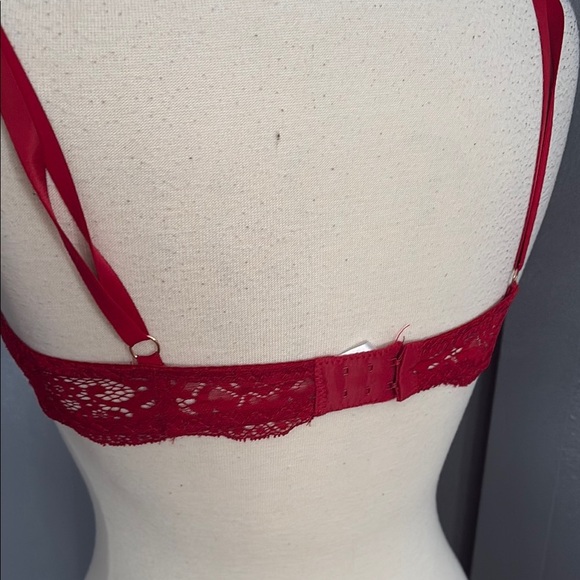 Marilyn Monroe Elegant Red Lace Bra - Picture 5 of 7